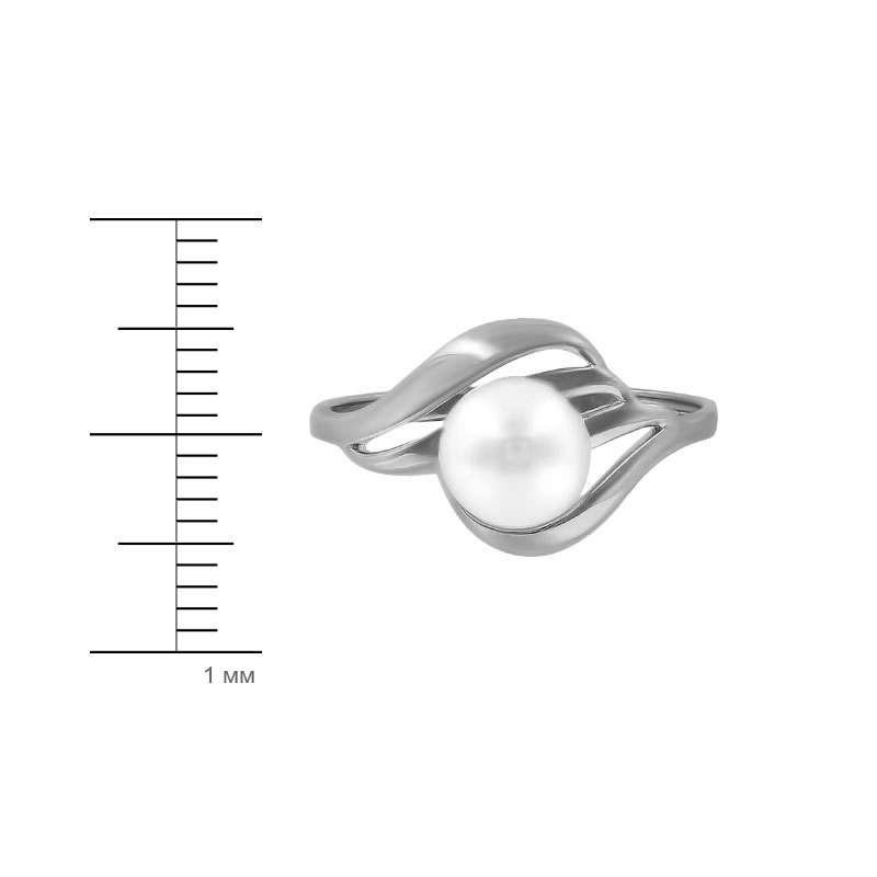 Кольцо с жемчугом КЖс-5185-р